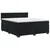 vidaXL Postelja boxspring z vzmetnico Črna 180 x 200 cm Žamet