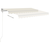 Tenda na automatsko uvlačenje 350 x 250 cm krem