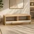 Liven Klub sto Christy, 90x50x35 cm, Belo-smeđi