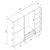 HANAH HOME Ormar Kale 6091