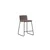 Venture Design Barski stol Bisbee 50x41x84 cm črne barve