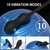 SuperLove E-Stim Dual Cock Ring & Prostate Massager with Remote Black
