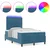 LED Box Spring Krevet Tamno plava 120 x 200 cm Baršun