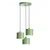 Opviq Luster Duz-195, 75-110cm, 45 cm, 3xE27, IP20, Zeleni