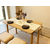 HANAH HOME Vina Mini 06 1005 Oak Cream set : sto, stolice i klupa