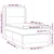 Greatstore Box spring postelja z vzmetnico krem 90x200 cm blago