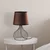 Opviq Stona lampa Telis-5392, 28x28x51 cm, IP20, Braon-crna