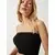 Happiness Istanbul Womens Black and White Strapless Knitted 2-Pack Bustier