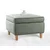 Atelier del Sofa Tabure Roscen, 63x43x63cm, Zeleni