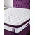 Hanah Home Dušek 140x25x190cm Belo-Ljubičasti