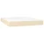Vidaxl Box spring postelja z vzmetnico krem 140x200 cm blago