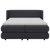 Boxspring Krevet Elodie 160/200 cm , antracit