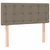 Vidaxl LED posteljno vzglavje taupe 100x5x78/88 cm blago