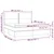 Vidaxl Box spring postelja z vzmetnico moder 200x200 cm blago