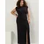 Trendyol Curve Ženska haljina Tbbss25Ah00052, Crna