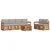 Set vanjskih sofa s jastukom 7 pcs Prirodna i svijetlo siva