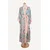 Ženski kimono Athena, Dugi, Svetloplavo-kajsija