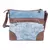 PULSE torba na rame Jeans worn out 121353, plava/braon