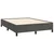 Vidaxl Box spring postelja z vzmetnico temno siva 140x200 cm žamet