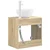 Umivaonik s policom Hrast sonoma 49,5 x 41 x 64,5 cm