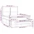 Vidaxl Box spring postelja z vzmetnico črna 140x200 cm blago