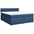 vidaXL vidaXL Box spring postelja z vzmetnico modra 180x200 cm blago, (21306331)