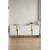 Hanah Home komoda Evva 150, 150 cm, hrast Sapphire / zlatna / bela