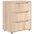 Komoda VISNES sonoma hrast 60x40x73 cm konstruirano drvo