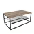 Hanah Home Klub sto Asude 95x43x55cm Hrast-Crni