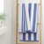 Bela/modra bombažna brisača 70x120 cm Stripe Jacquard – Bianca