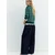 Pull&Bear Pulover temno zelena/bela