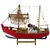 slomart LEAN TOYS model ribiške ladje, rdeč, 30x26.5 cm