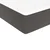 Greatstore Box spring postelja z vzmetnico temno siv 90x190 cm žamet