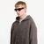 Mikina OUR LEGACY Full Zip Hood Mole Grey Hairy Wool 50