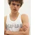 Bershka Majica  temno siva / off-bela