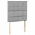 Vidaxl Box spring postelja z vzmetnico svetlo siva 90x200 cm blago