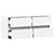 Zidni TV ormarić s LED svjetlima bijeli 100x31x45 cm