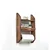Aberto Design Kuhinjska polica Spice Rack & Towel Hanger, 48 x29 x10cm, Braon