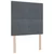 LED Box Spring Krevet Tamno siva 120 x 190 cm Baršun