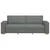 Vidaxl Trosed Temno siv 220x78x84 cm blago