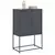 Visoka komoda antracit 68,5x38,5x107 cm čelična