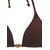 LASCANA Bikini zgornji del  rjava / temno rjava