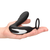 Ouch! E-stim & Vibration Butt Plug & Cock Ring with Remote Black