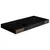 Plutajuća zidna polica visoki sjaj crna 50 x 23 x 3,8 cm MDF