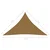 Vidaxl Senčno jadro 160 g/m2 taupe 3x3x4,2 m HDPE