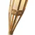 LED solarna lampa BAMBOO LED/1,2V 150 mAh 1800K 56 cm IP44 bež