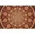 Slika okrasna Mandala s čipko v bordo barvi - 150x100