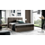 Boxspring postelja Wood 2 - 120x200 cm - temni hrast