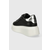 Usnjene superge Karl Lagerfeld ANAKAPRI črna barva, KL63530N