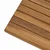 Gornji dio stola 90 x 45 x 3,5 cm Pravokutni Čvrsto teak drvo